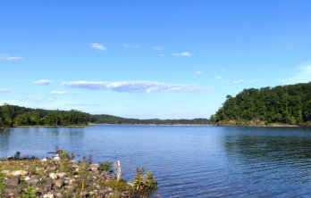 A picture of Lake Tenkiller near Joe's Red Barn Campground